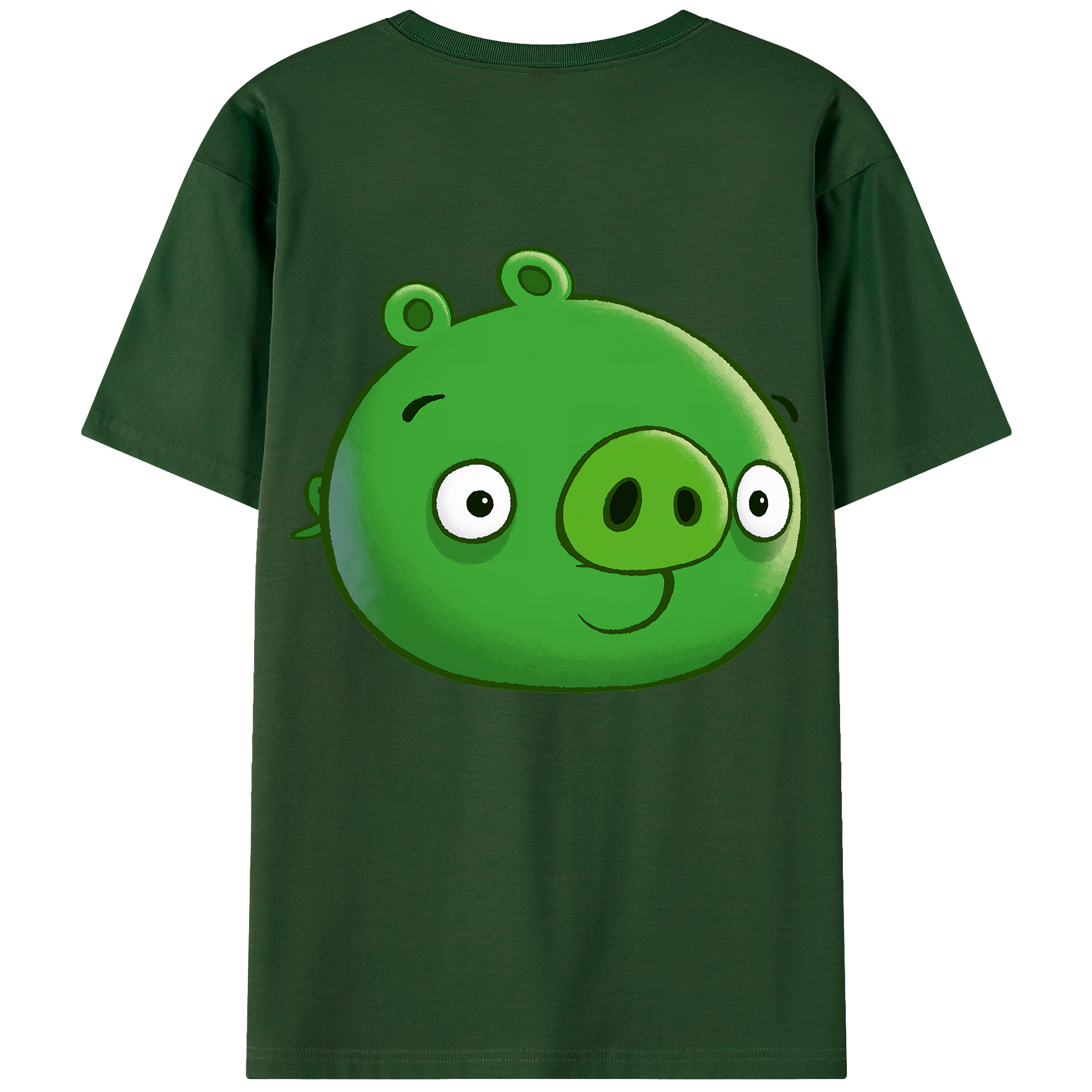 （画像用） Angry Birds アングリーバード 綿100％半袖Tシャツ（背面プリント）